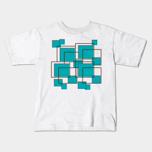 abstract 1950s pattern Kids T-Shirt